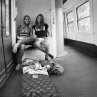 Train surfers
